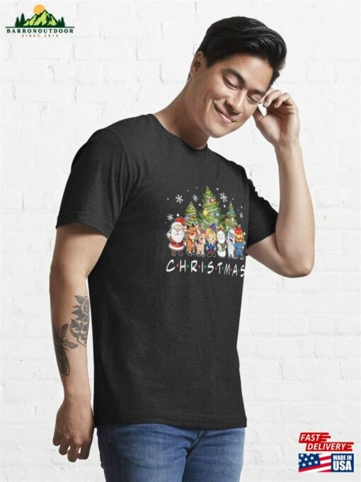 Christmas Family Friends Santa Rudolph Snowman Pajamas Kids T-Shirt Hoodie