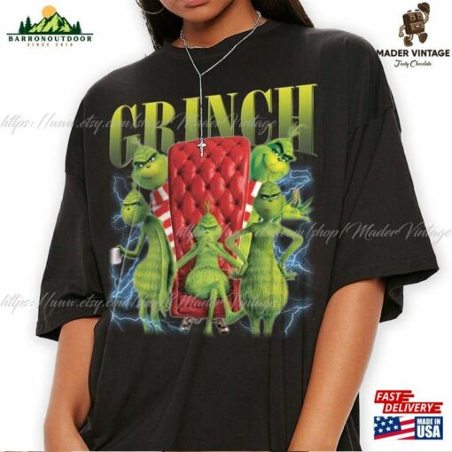 Christmas Grinch Sweatshirt Face Shirt Day Program Classic T-Shirt