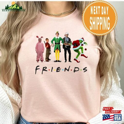 Christmas Movie Watching Shirt Friends Unisex Sweatshirt