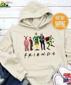 Christmas Movie Watching Shirt Friends Unisex Sweatshirt 4
