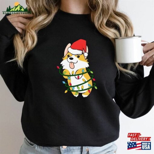 Christmas Sweatshirt Dog Shirt Merry Sweater Gift Unisex