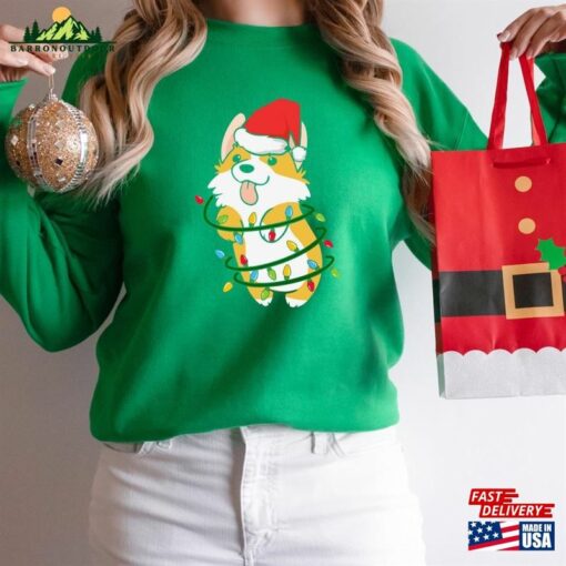 Christmas Sweatshirt Dog Shirt Merry Sweater Gift Unisex