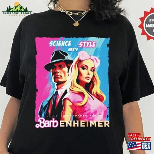 Christopher Nolan Margot Robbie Shirt Barbenheimer 72123 Barbie Sweatshirt T-Shirt