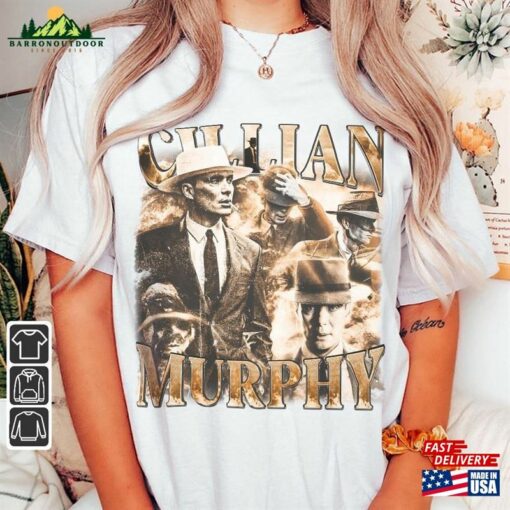 Cillian Murphy Movie Shirt Barbenheimer Barbie 90S Y2k Vintage Retro Bootleg Hoodie Classic