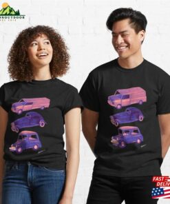 Classic Cars Neon Vintage Retro Old T Shirt Sweatshirt 3