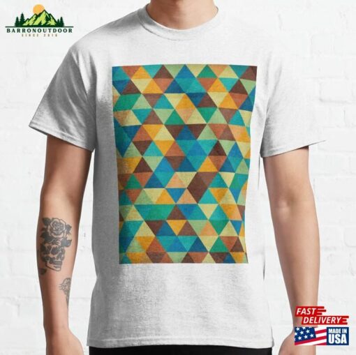 Colored Triangles Classic T-Shirt Sweatshirt