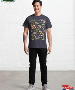Colorful Flowers Design Classic T-Shirt Unisex 3 Colorful Flowers Design Classic T Shirt Unisex 4