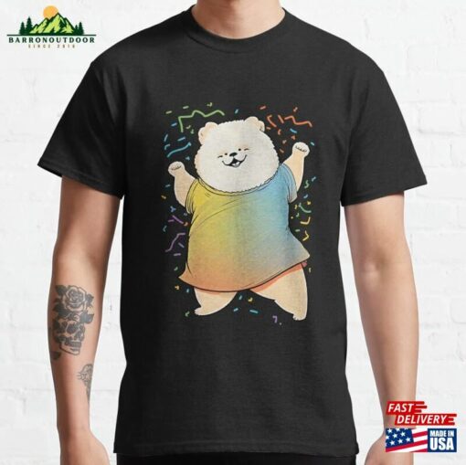 Colorful Kawaii Dancing Chow Classic T-Shirt Sweatshirt Hoodie