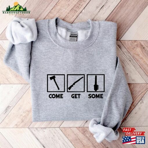 Come Get Some Shirt Horror Film Shirts Classic Movie Sweatshirt T-Shirt Unisex