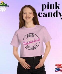 Come On Oppenheimer Let's Go Party Black Outline Crop Top Barbenheimer Double Feature Women Hoodie T-Shirt 2 Come On Oppenheimer Lets Go Party Black Outline Crop Top Barbenheimer Double Feature Women Hoodie T Shirt 3