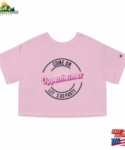 Come On Oppenheimer Let's Go Party Black Outline Crop Top Barbenheimer Double Feature Women Hoodie T-Shirt 3 Come On Oppenheimer Lets Go Party Black Outline Crop Top Barbenheimer Double Feature Women Hoodie T Shirt 4