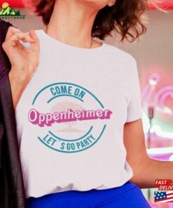 Come On Oppenheimer Let’s Go Party Teal Outline Unisex Heavy Cotton Tee Barbenheimer Double Feature T-Shirt Movie Premiere Barbie Font Classic Sweatshirt Come On Oppenheimer Let’s Go Party Teal Outline Unisex Heavy Cotton Tee Barbenheimer Double Feature T-Shirt Movie Premiere Barbie Font Classic Sweatshirt