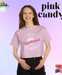 Come On Oppenheimer Let's Go Party White Outline Crop Top Barbenheimer Double Feature Women Unisex Sweatshirt 2 Come On Oppenheimer Lets Go Party White Outline Crop Top Barbenheimer Double Feature Women Unisex Sweatshirt 3