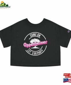 Come On Oppenheimer Let's Go Party White Outline Crop Top Barbenheimer Double Feature Women Unisex Sweatshirt 3 Come On Oppenheimer Lets Go Party White Outline Crop Top Barbenheimer Double Feature Women Unisex Sweatshirt 4