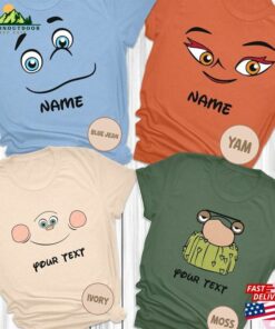 Comfort Color Disney Elemental Faces 4 Piece Set Shirt Ember Wade Elemenal Personalized T-Shirt Hoodie Comfort Color Disney Elemental Faces 4 Piece Set Shirt Ember Wade Elemenal Personalized T-Shirt Hoodie