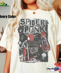 Comfort Color Retro Spider Punk Shirt Spiderman Across The Spiderverse V10 Hoodie Classic Comfort Color Retro Spider Punk Shirt Spiderman Across The Spiderverse V10 Hoodie Classic
