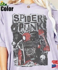 Comfort Color Retro Spider Punk Shirt Spiderman Across The Spiderverse V10 Hoodie Classic Comfort Color Retro Spider Punk Shirt Spiderman Across The Spiderverse V10 Hoodie Classic
