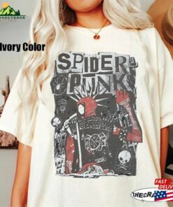 Comfort Color Retro Spider Punk Shirt Spiderman Across The Spiderverse V10 Hoodie T-Shirt Comfort Color Retro Spider Punk Shirt Spiderman Across The Spiderverse V10 Hoodie T-Shirt