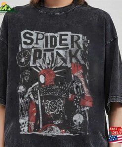 Comfort Color Retro Spider Punk Shirt Spiderman Across The Spiderverse V10 Hoodie T-Shirt Comfort Color Retro Spider Punk Shirt Spiderman Across The Spiderverse V10 Hoodie T-Shirt