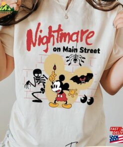 Comfort Color Shirt Disney Mickey Nightmare Halloween Vintage T Shirt Party Classic 3