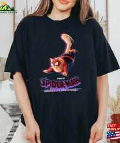 Comfort Color Spiderman Across The Spider Verse Shirt Vintage Cat T-Shirt Hoodie