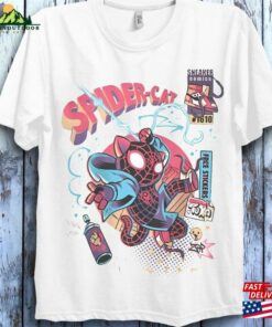 Comfort Color Vintage Spider Cat Shirt Spiderman Across The Verse T-Shirt Unisex