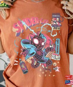 Comfort Color Vintage Spider Cat Shirt Spiderman Across The Verse T Shirt Unisex 3