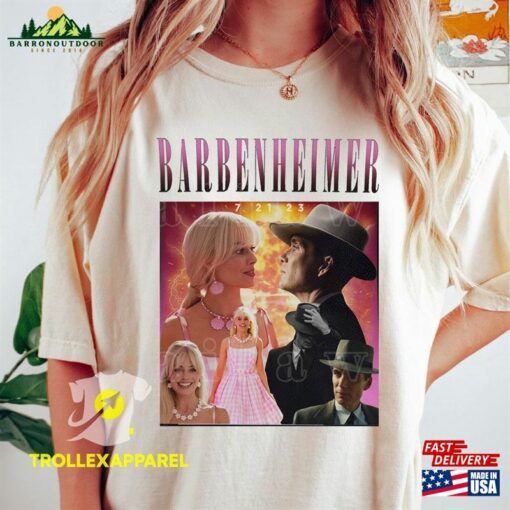 Comfort Colors® Barbenheimer 72123 Shirt Barbie Vs Oppenheimer Cillian Murphy Margot Robbie Unisex T-Shirt