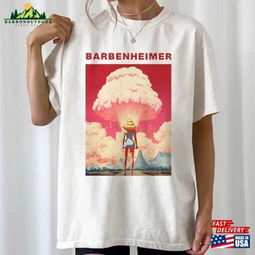 Comfort Colors® Barbie Oppenheimer Shirt Barbieheimer Active Sweatshirt Funny Movie Tee Unisex Hoodie