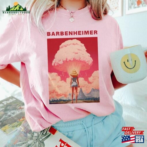 Comfort Colors® Barbie Oppenheimer Shirt Barbieheimer Active Sweatshirt Funny Movie Tee Unisex Hoodie