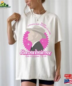 Comfort Colors® Barbie Oppenheimer T-Shirt Barbieheimer Active Funny Movie Tee Hoodie Unisex 2 Comfort Colors(r) Barbie Oppenheimer T Shirt Barbieheimer Active Funny Movie Tee Hoodie Unisex 3