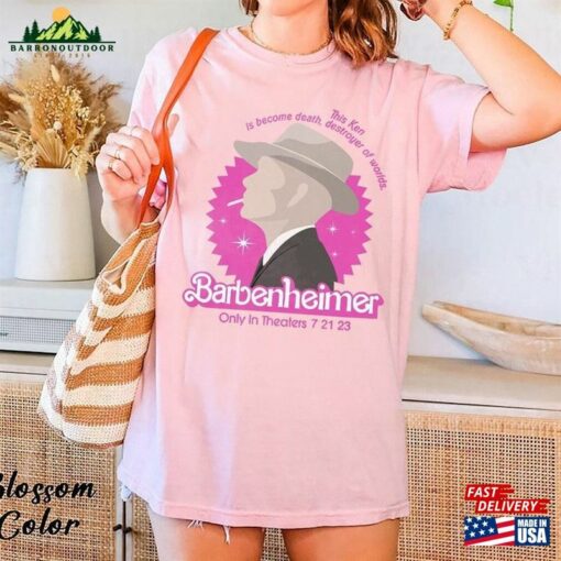 Comfort Colors® Barbie Oppenheimer T-Shirt Barbieheimer Active Funny Movie Tee Sweatshirt Unisex