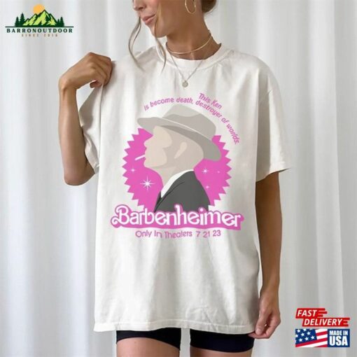 Comfort Colors® Barbie Oppenheimer T-Shirt Barbieheimer Active Funny Movie Tee Sweatshirt Unisex