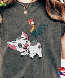 Comfort Colors® Hei And Pua Shirt Moana Movie Characters T-Shirt Disneyland Vacation Sweatshirt
