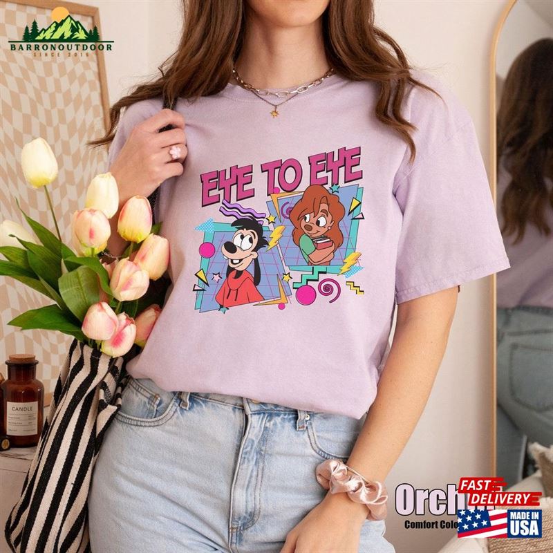 Comfort Colors® Retro 90S Max Roxanne Eye To Shirt Vintage Disneyland A Goofy Movie T-Shirt Unisex