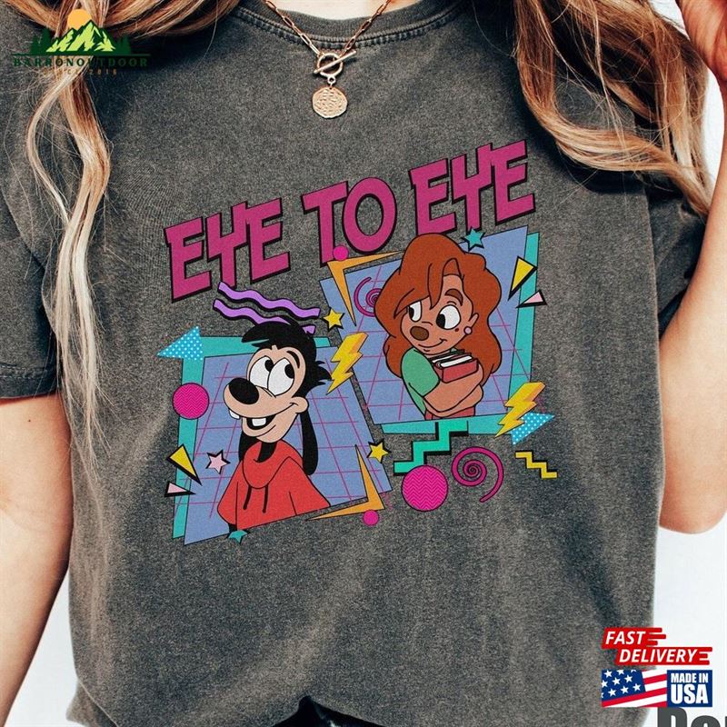 Comfort Colors® Retro 90S Max Roxanne Eye To Shirt Vintage Disneyland A Goofy Movie T-Shirt Unisex