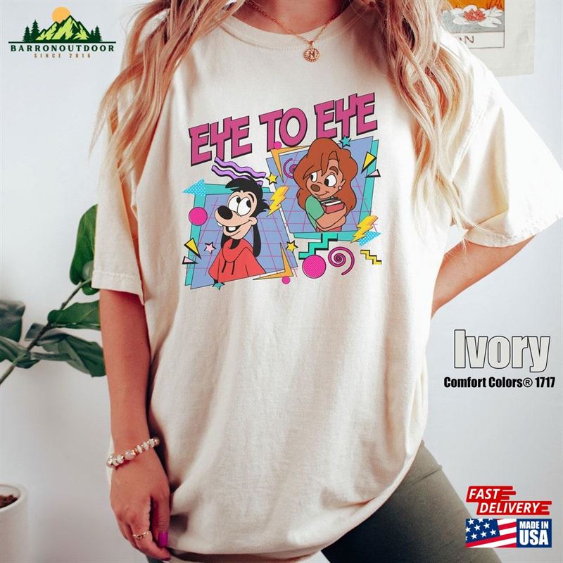 Comfort Colors® Retro 90S Max Roxanne Eye To Shirt Vintage Disneyland A Goofy Movie T-Shirt Unisex