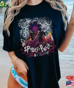 Comfort Colors(r) Retro Spider Punk Shirt Man Across The Hoodie T Shirt 3