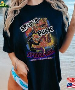 Comfort Colors® Spider Punk Shirt Man Across The Verse Black Tee Classic Hoodie 3 Comfort Colors(r) Spider Punk Shirt Man Across The Verse Black Tee Classic Hoodie 4