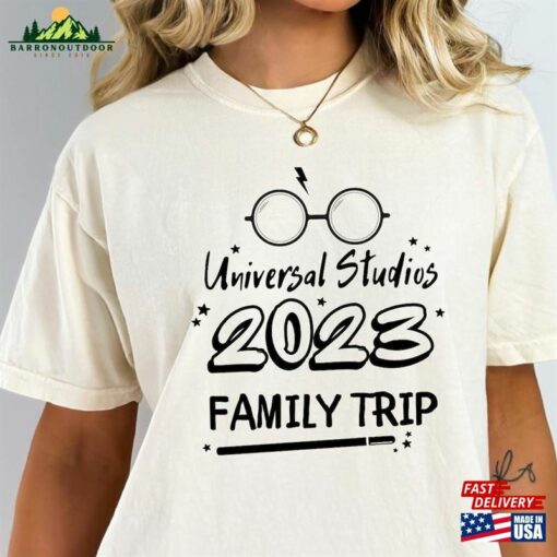 Comfort Colors® Universal Studios 2023 Family Trip Shirt Oversized Disney Wizard In Training Hoodie Sweatshirt