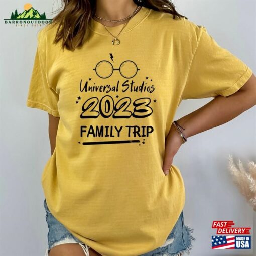 Comfort Colors® Universal Studios 2023 Family Trip Shirt Oversized Disney Wizard In Training Hoodie Sweatshirt