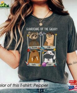 Comfort Colors(r)Guardians Of The Galaxy 2023 Shirt Rocket And Friends Youth Unisex Classic 1