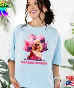 Comfort Colors Barbenheimer Shirt Margot Robbie Barbie Portrait T-Shirt Hoodie