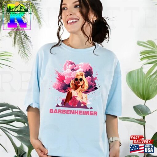 Comfort Colors Barbenheimer Shirt Margot Robbie Barbie Portrait T-Shirt Hoodie