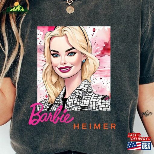 Comfort Colors Barbie Heimer Shirt Barbenheimer X Oppenheimer 2023 Classic Hoodie