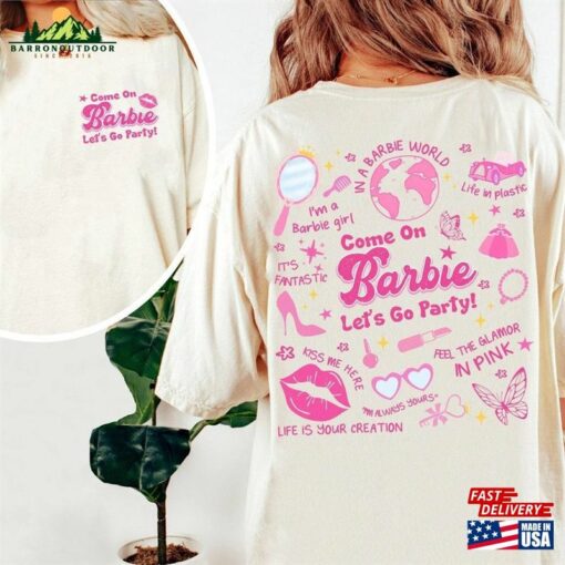 Comfort Colors Barbie Movie 2023 T-Shirt Doll Shirt Funny For Girls Unisex