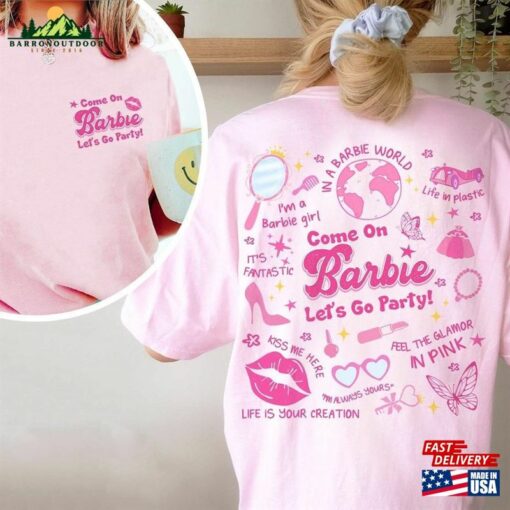 Comfort Colors Barbie Movie 2023 T-Shirt Doll Shirt Funny For Girls Unisex