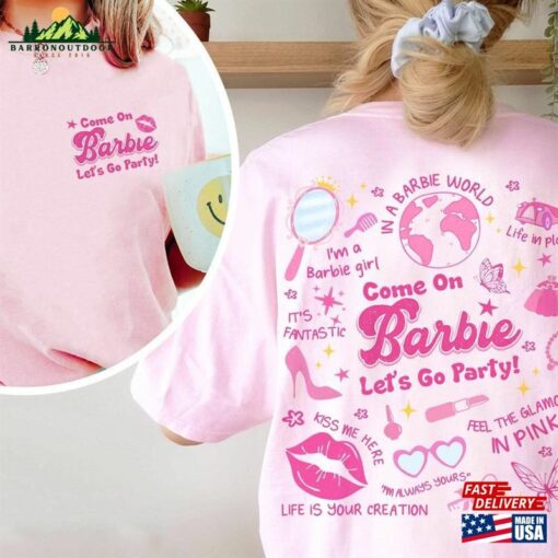 Comfort Colors Barbie Movie 2023 T-Shirt Doll Shirt Funny Sweatshirt Hoodie