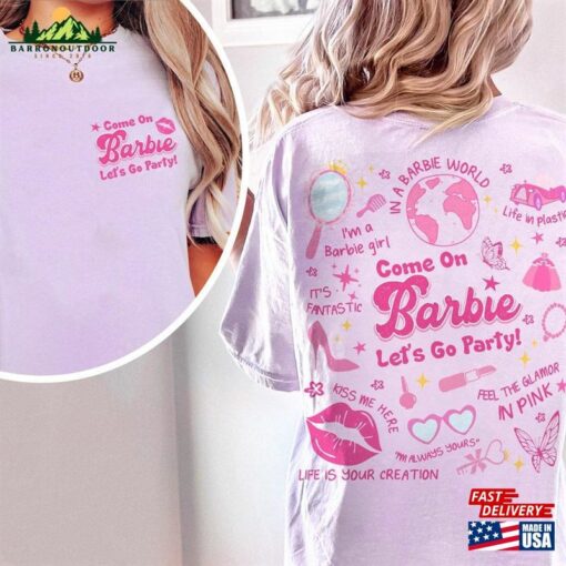 Comfort Colors Barbie Movie 2023 T-Shirt Doll Shirt Funny Sweatshirt Hoodie