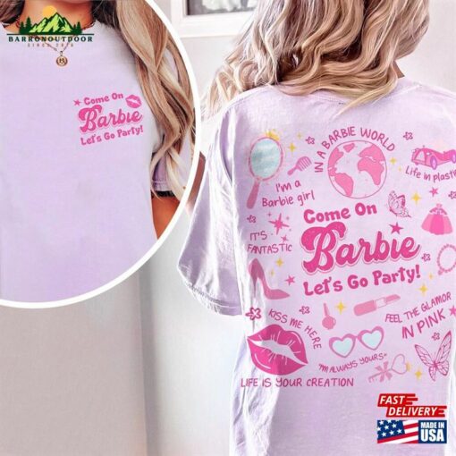 Comfort Colors Barbie Movie 2023 T-Shirt Doll Shirt Funny Unisex Hoodie